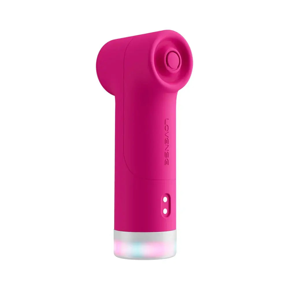 Lovense Fizz | Dual-Head Clitoral Vibrator with Suction & Tapping Hot Pink
