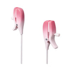 Pink Gemini Bluetooth Rechargeable Vibrating Nipple Clamps