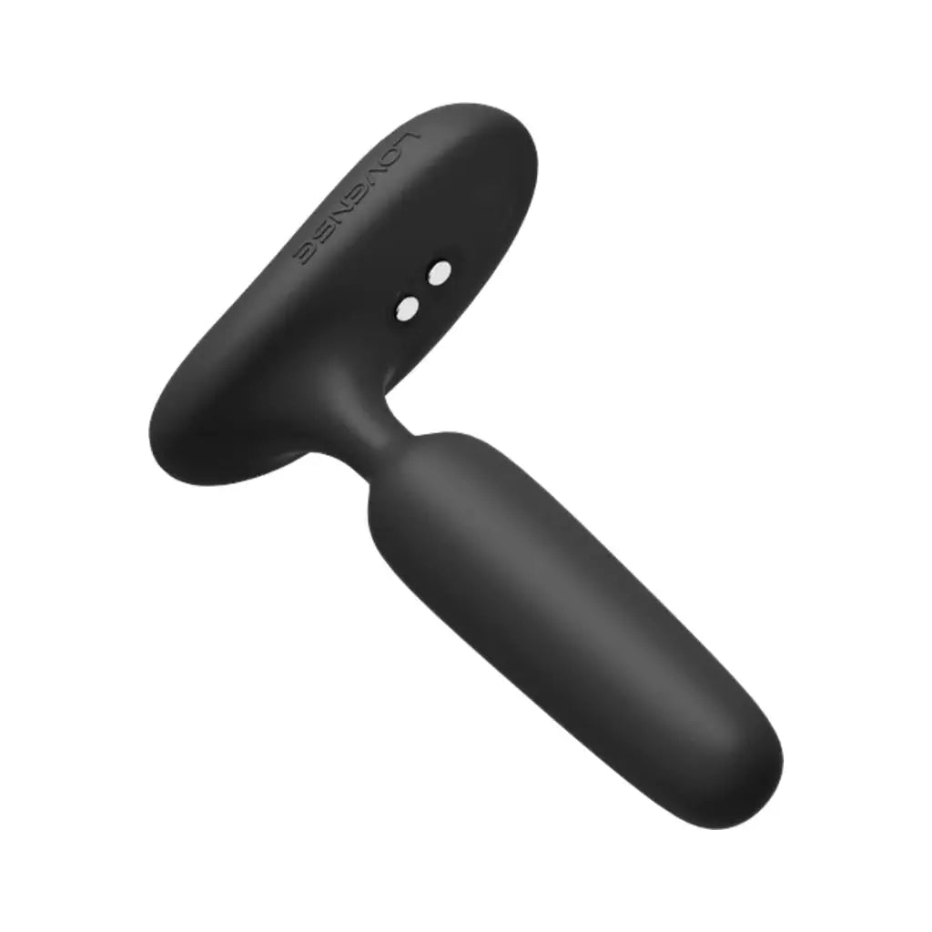 Lovense Glint Touch-Responsive App-Controlled Vibrating Butt Plug Black