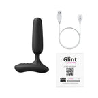 Lovense Glint Touch-Responsive App-Controlled Vibrating Butt Plug Black