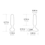 Lovense Glint Touch-Responsive App-Controlled Vibrating Butt Plug Black