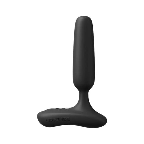 Lovense Glint Touch-Responsive App-Controlled Vibrating Butt Plug Black