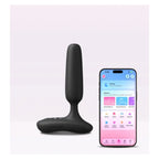 Lovense Glint Touch-Responsive App-Controlled Vibrating Butt Plug Black
