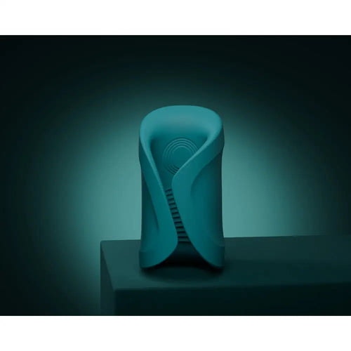 Lovense Gush 2 Handsfree Remote Vibrating & Oscillating Masturbator - Teal