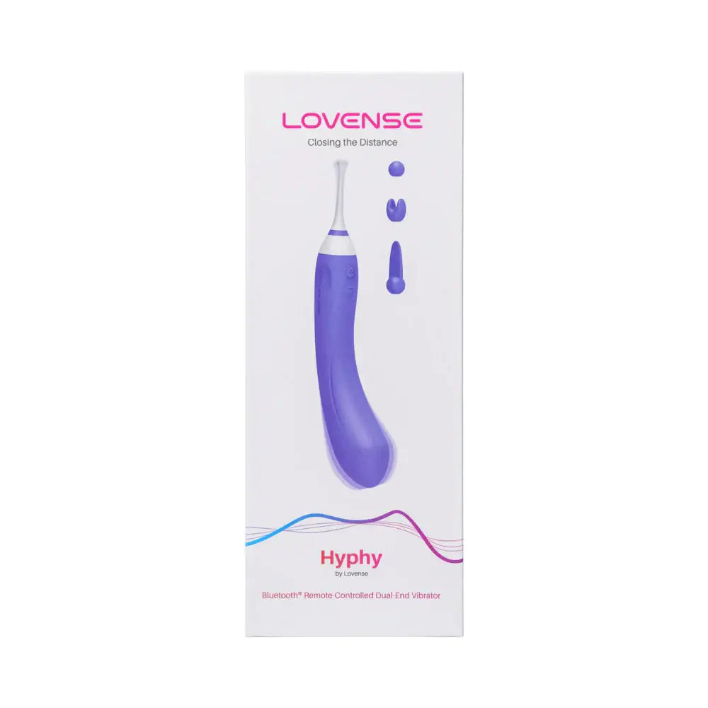 Lovense Hyphy Bluetooth® Hi - Frequency Stimulator - Purple - Vibrator