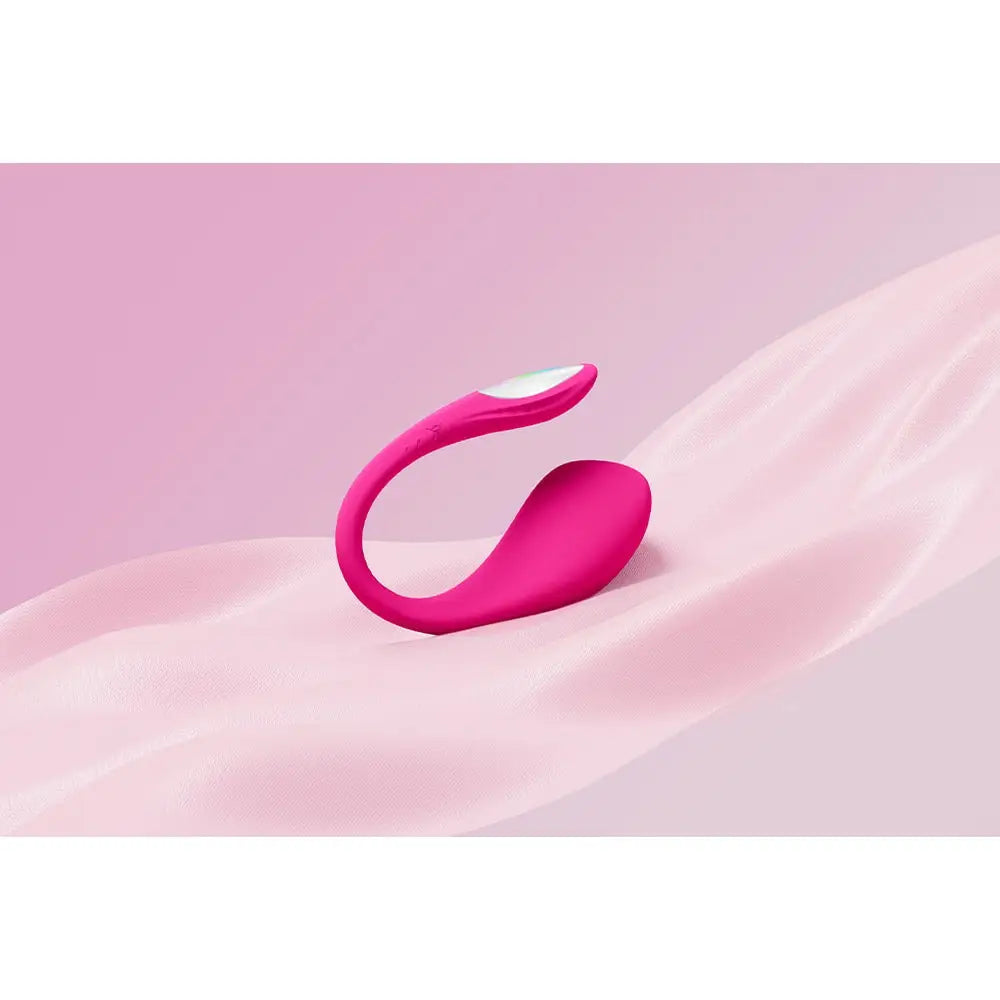 Lovense Lush 4 Bluetooth® App - Controlled G - Spot Egg Vibrator - Hot Pink