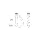 Lovense Lush Anal App-Controlled Compact Vibrating Butt Plug Hot Pink