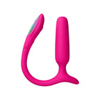 Lovense Lush Anal App-Controlled Compact Vibrating Butt Plug Hot Pink