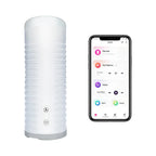 White Max 2 Bluetooth App-Controlled Vibrating & Suction Masturbator