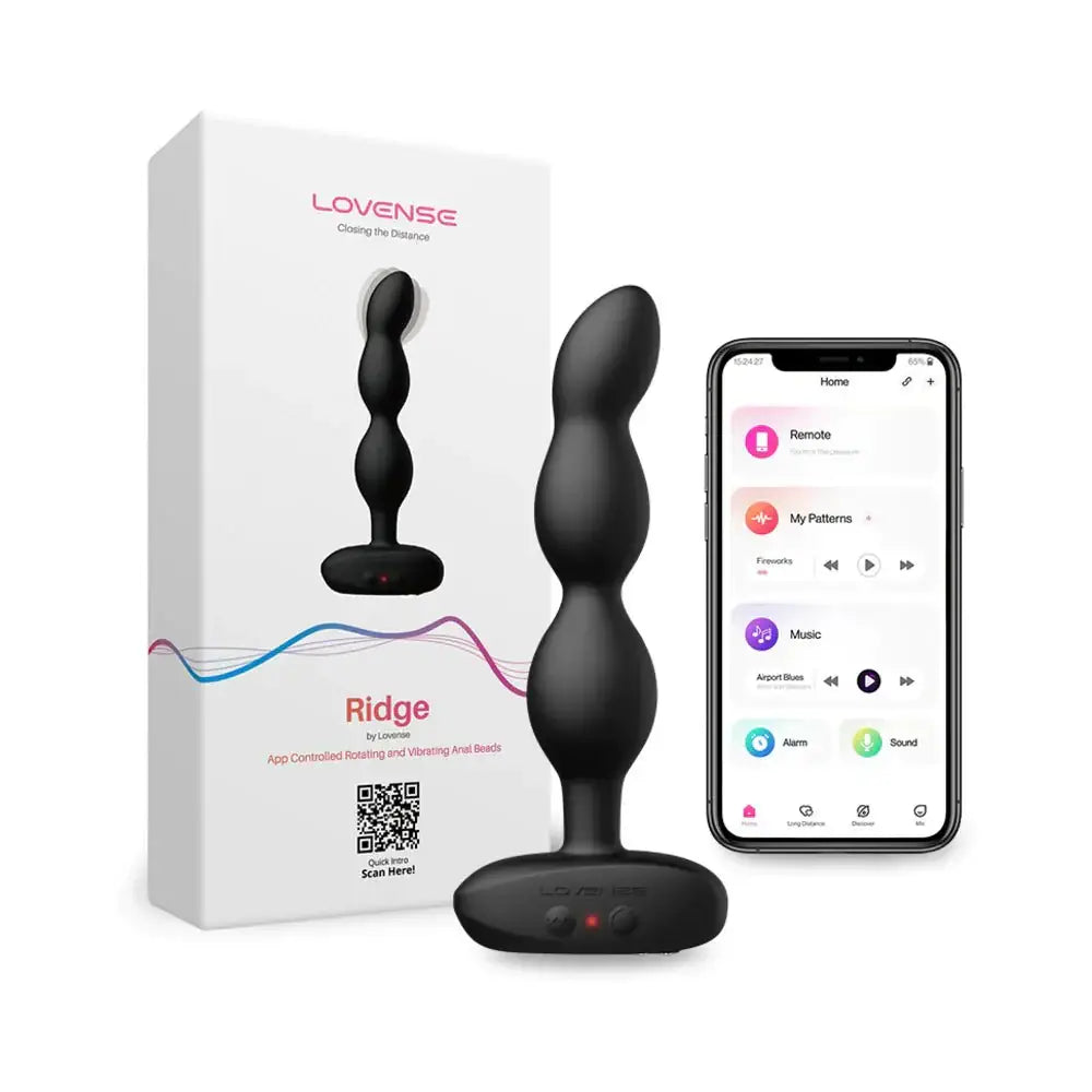 Lovense Ridge Smart Vibrating and Rotating Anal Beads - Rolik®