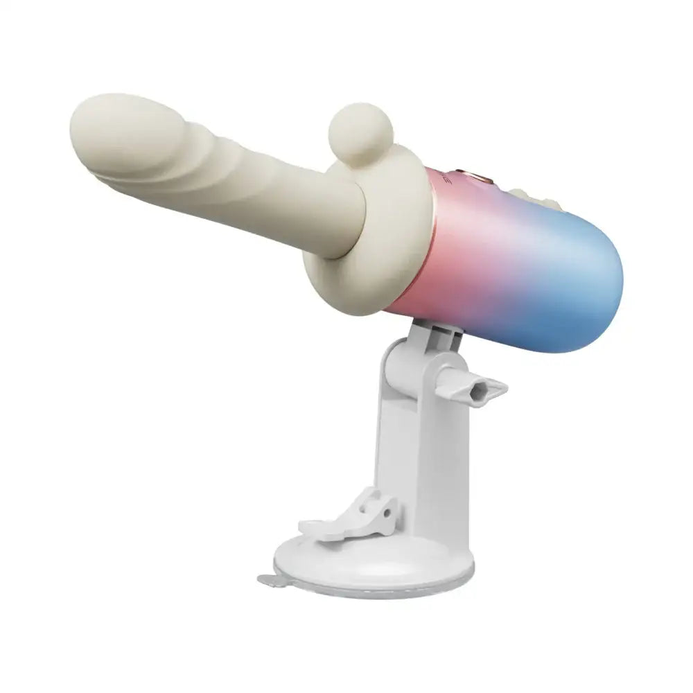 Lovense Spinel App-Controlled Multi-Attachment Thrusting Vibrating & Heating Dildo Machine