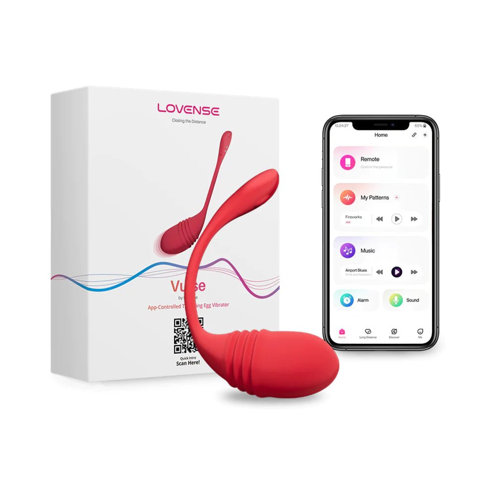 Lovense Vulse App - Enabled Hands Free Thrusting Egg Vibrator - Rolik®