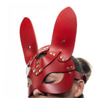Lulexy Mona Leather Bunny Mask Red Rolik®