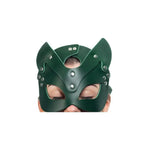Lulexy Mona Leather Cat Mask - Green