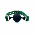 Lulexy Mona Luxury Breathable Silicone Ball Gag - Green - Gags
