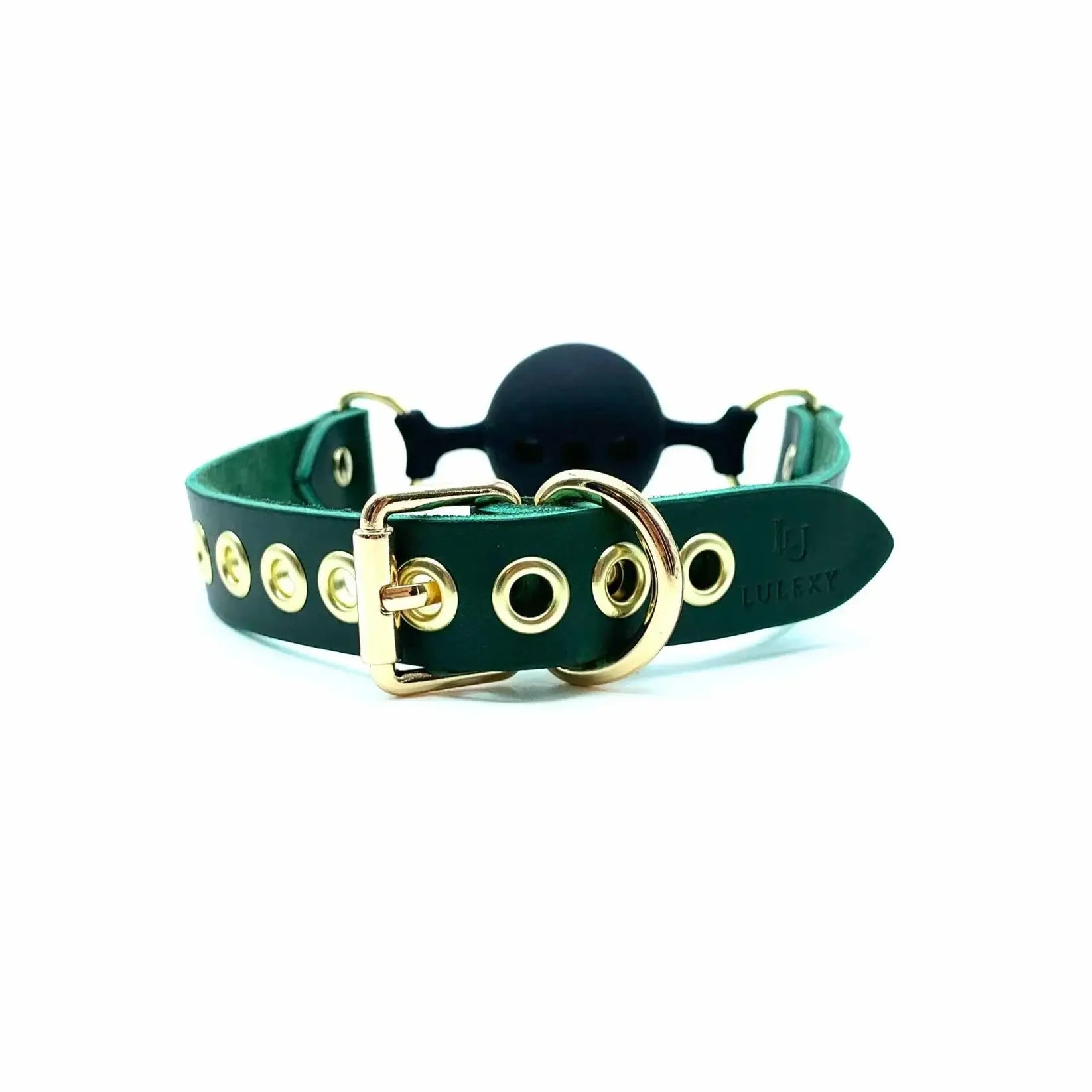 Lulexy Mona Luxury Breathable Silicone Ball Gag - Green - Gags