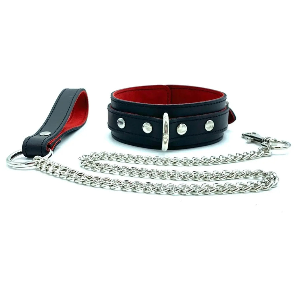 Lulexy Scarlet 7 - Piece Leather Luxury Bondage Set - Black - Restraints