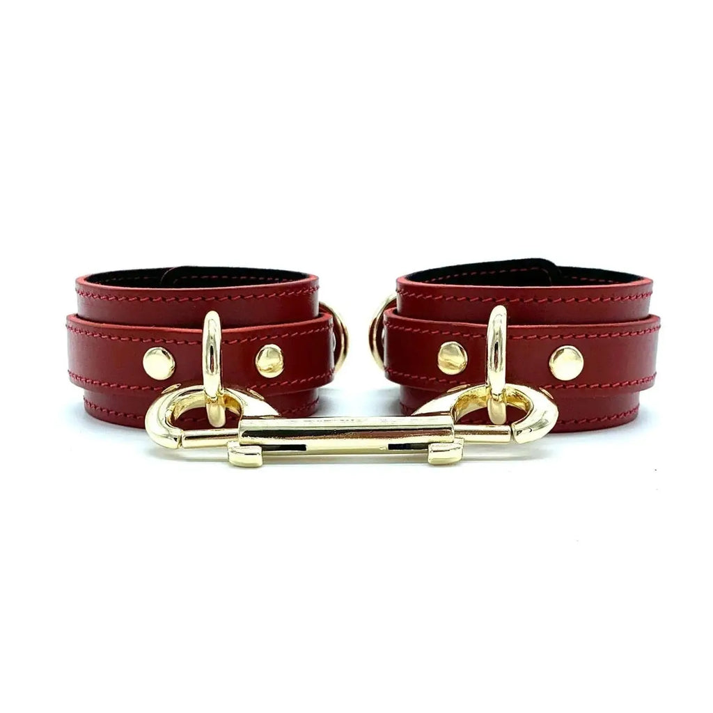 Lulexy Tango 7 - Piece Leather Luxury Bondage Set - Restraints