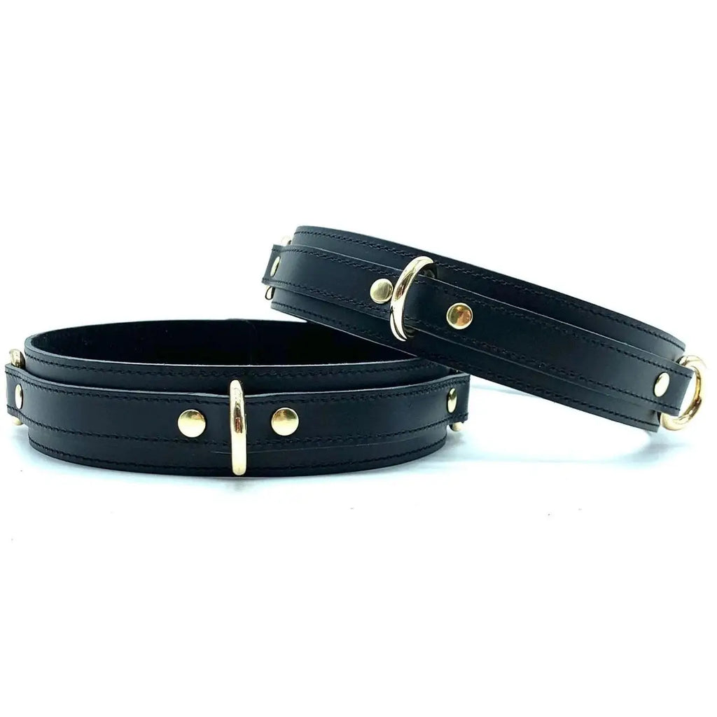 Lulexy Tango 7 - Piece Leather Luxury Bondage Set - Restraints