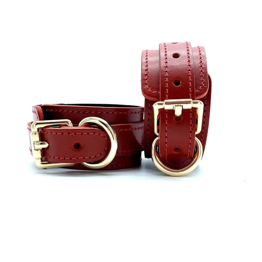 Lulexy Tango 7 - Piece Leather Luxury Bondage Set - Restraints