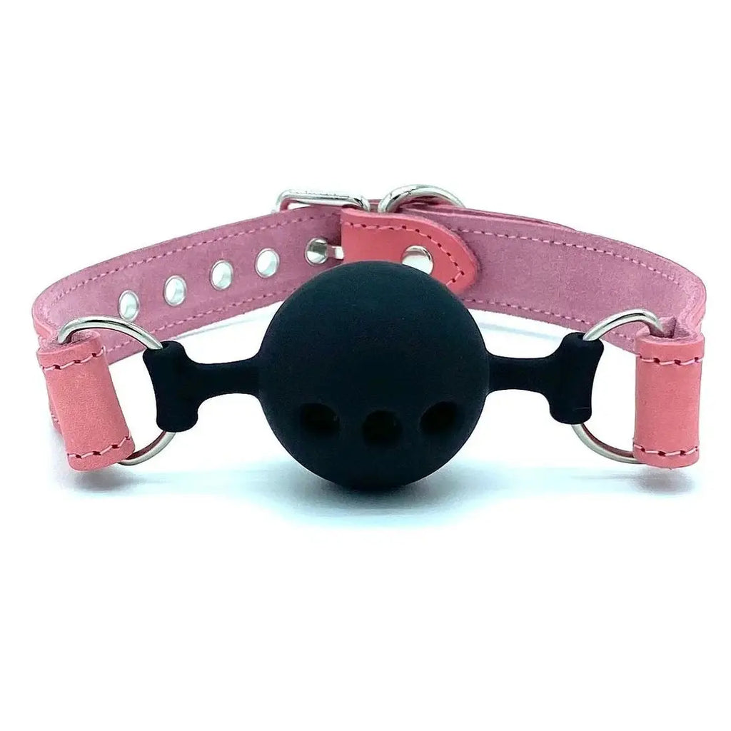 Lulexy Tango Luxury Breathable Silicone Ball Gag - Pink - Gags