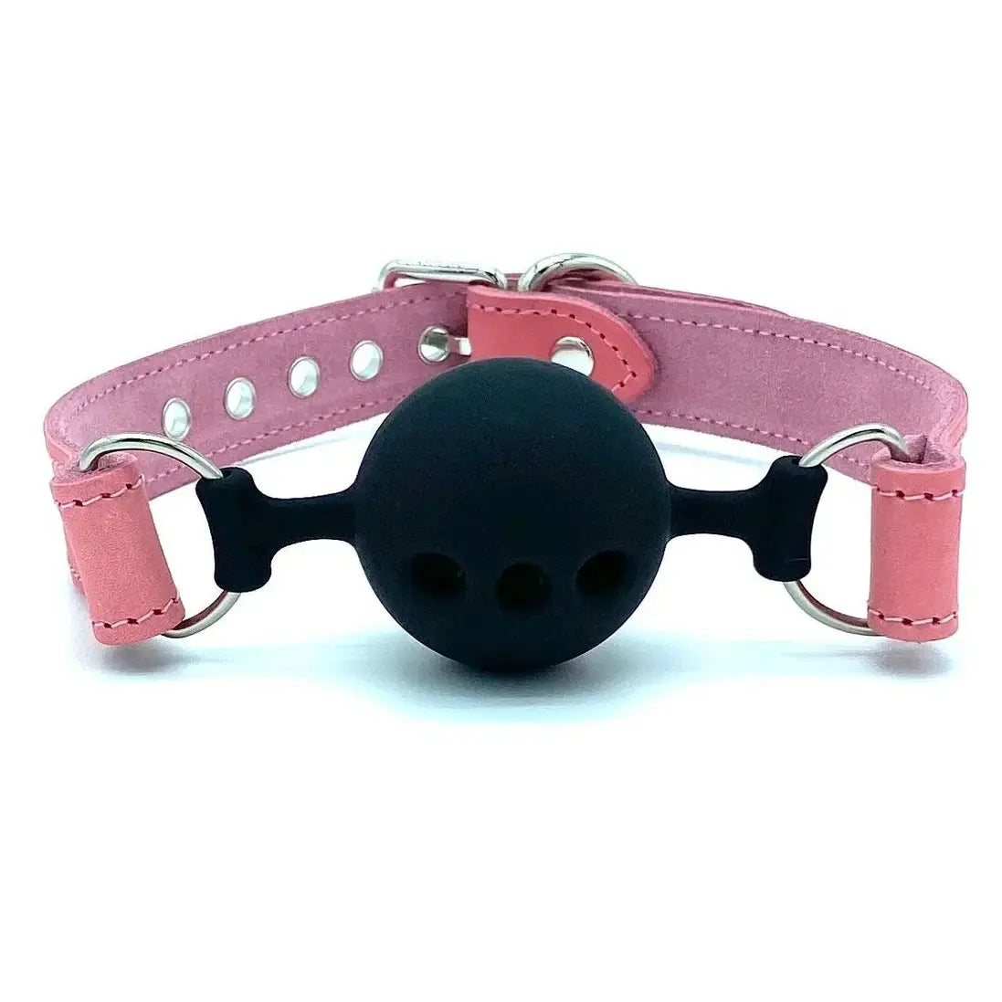 Lulexy Tango Luxury Breathable Silicone Ball Gag - Pink - Gags