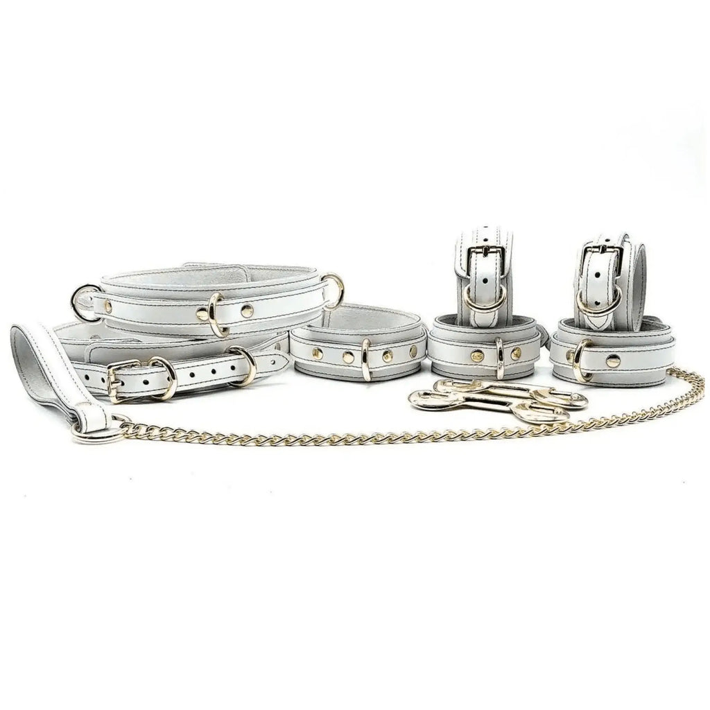 Lulexy Vienna 7 - Piece Leather Luxury Bondage Set - Restraints
