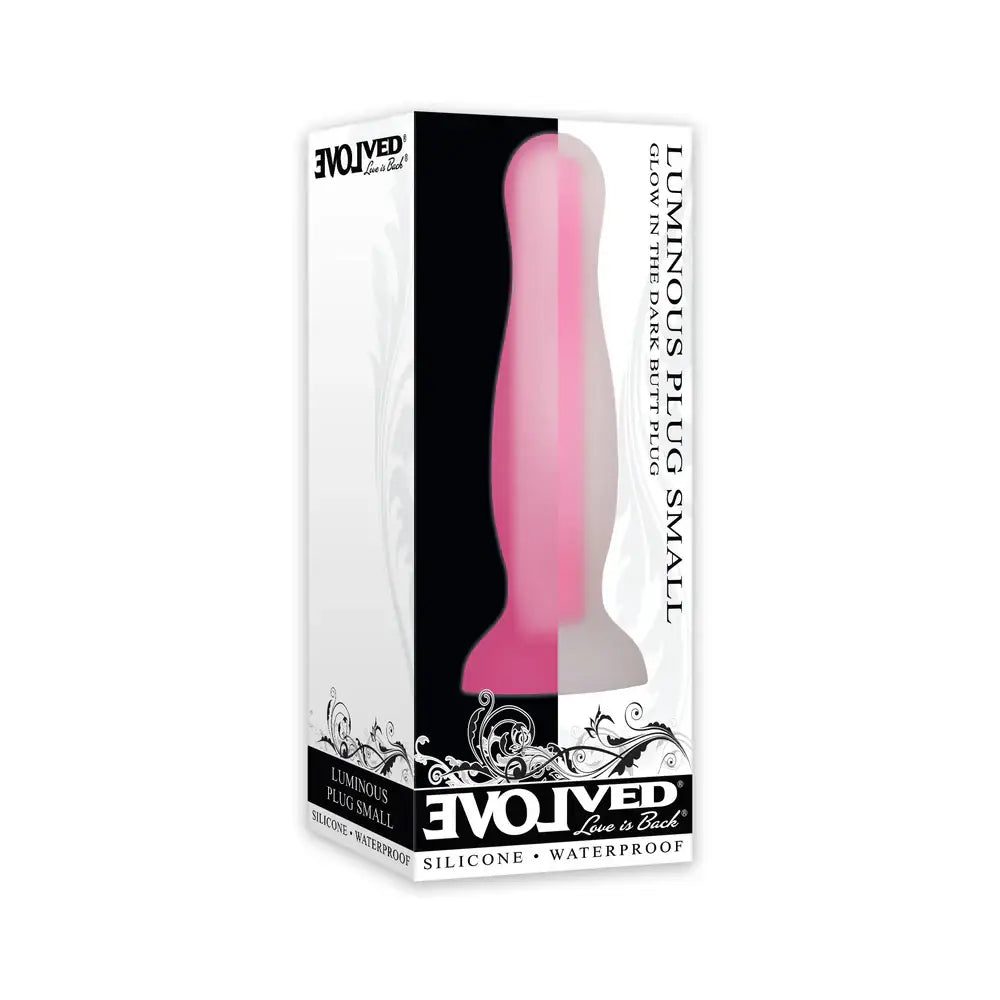 Evolved® Luminous Small Pink Glow - in - the - Dark Plug - Rolik®