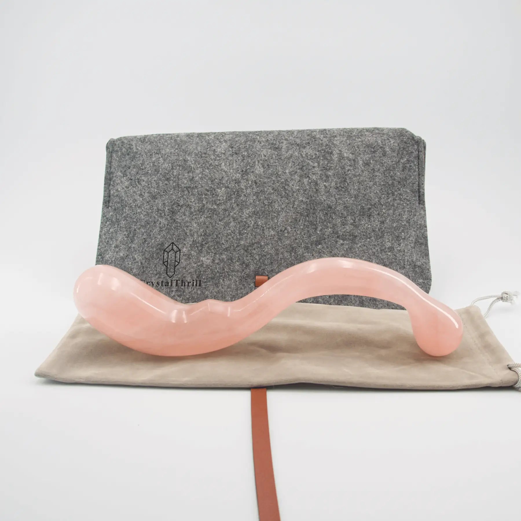 Lunaris Rose Quartz Wand / 10’’ Dildo