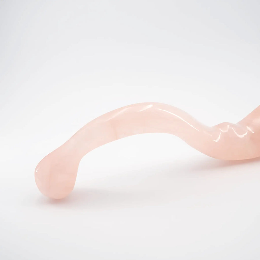 Lunaris Rose Quartz Wand / 10’’ Dildo