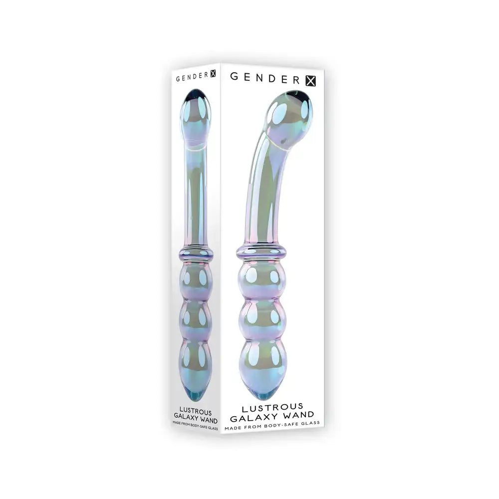 Gender X Lustrous Galaxy Dual Ended Glass Wand - Rolik®