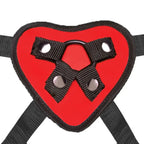 Lux Fetish® Red Heart Strap - On Harness - Rolik®