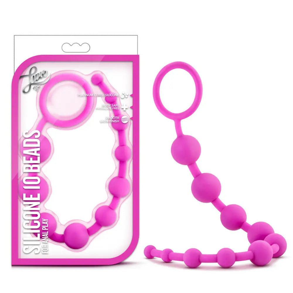 Luxe Silicone Beads for Safe Anal Play