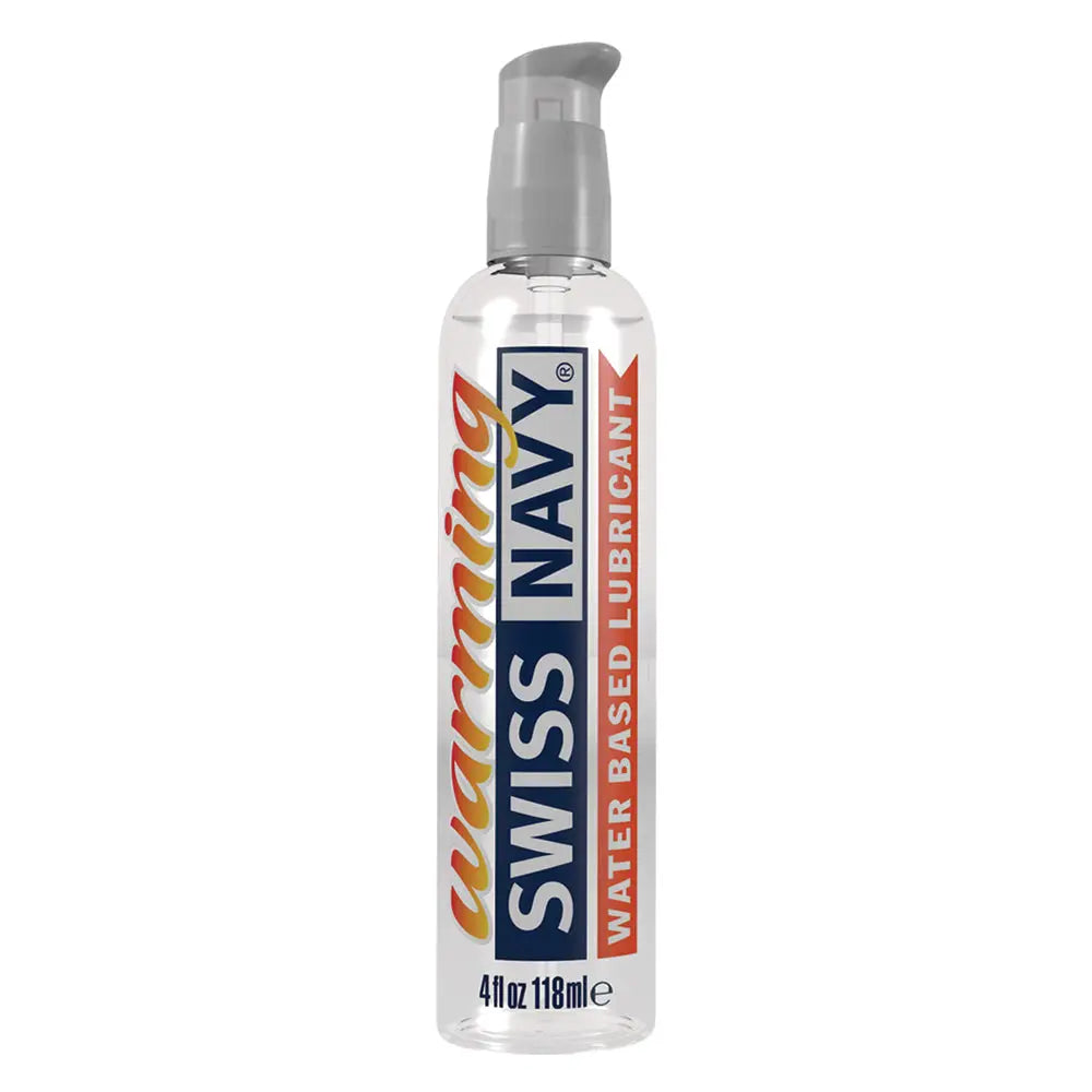 Swiss Navy® Warming Water - Based Lubricant - 4 oz.