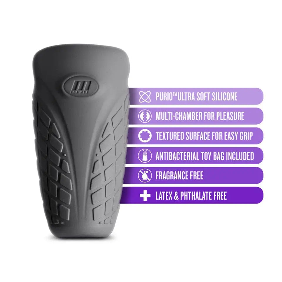 M Elite Platinum Gript Reusable Silicone Stroker - Rolik®