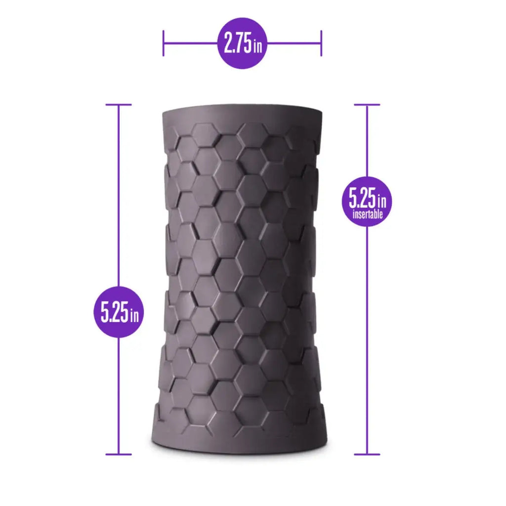 M Elite Platinum Hekx Reusable Silicone Stroker - Rolik®