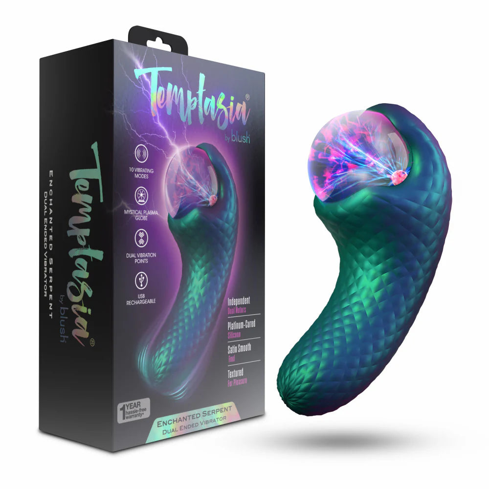 Blush® Temptasia® Enchanted Serpent Dual Ended Vibrator - Rolik®