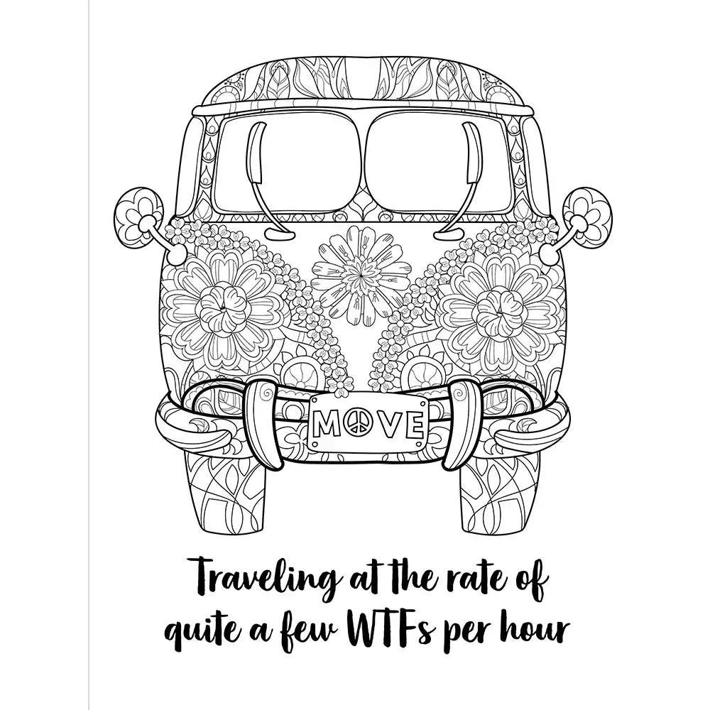 F*ck You Very Much Coloring Book - Books