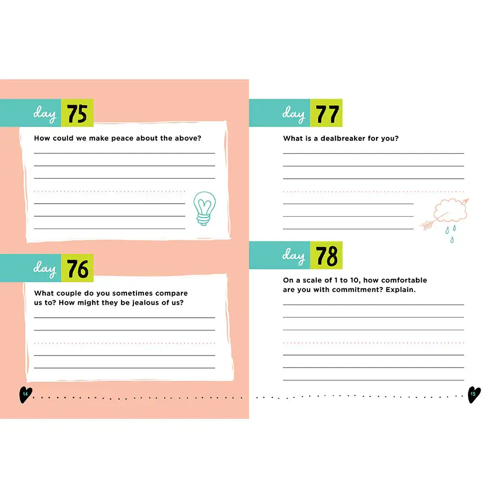 A Year of You & Me: Journal 365 Questions for Couples to Spark Love and Connection - Books