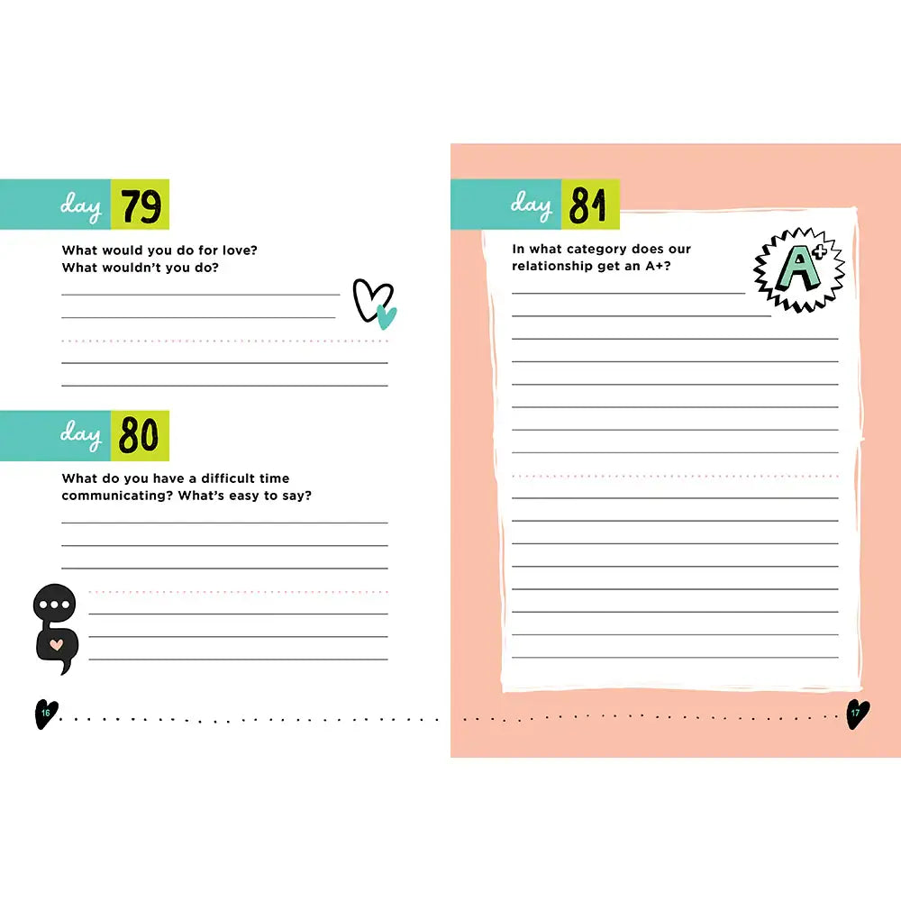 A Year of You & Me: Journal 365 Questions for Couples to Spark Love and Connection - Books