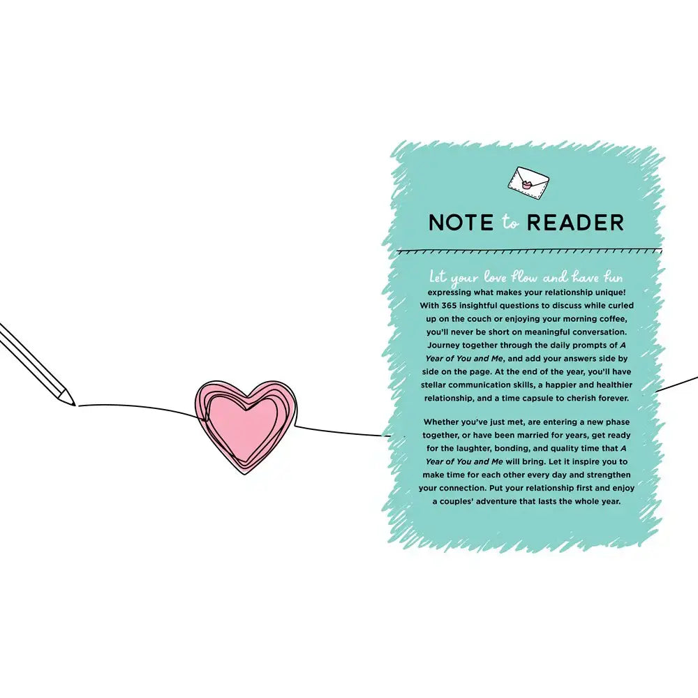 A Year of You & Me: Journal 365 Questions for Couples to Spark Love and Connection - Books