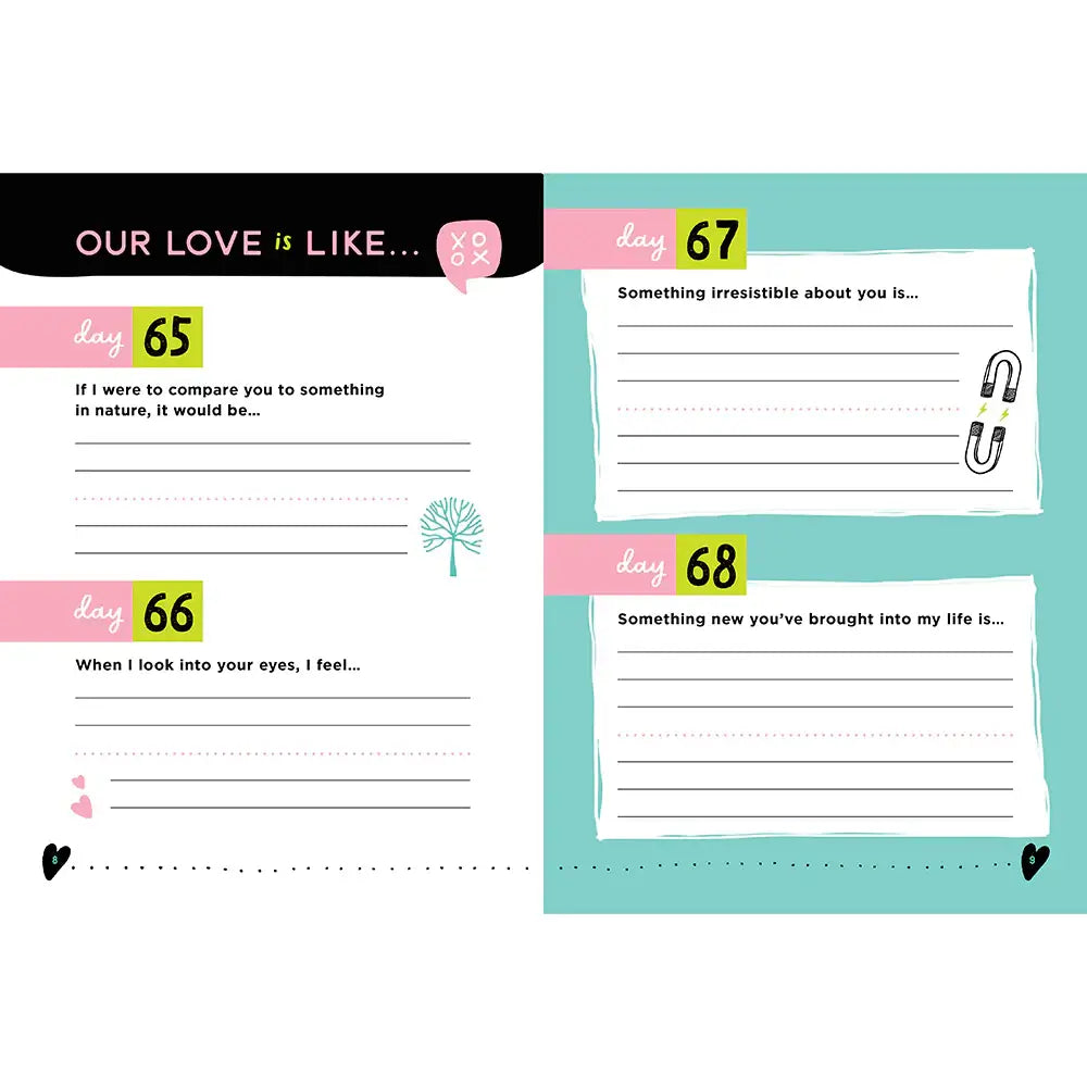 A Year of You & Me: Journal 365 Questions for Couples to Spark Love and Connection - Books