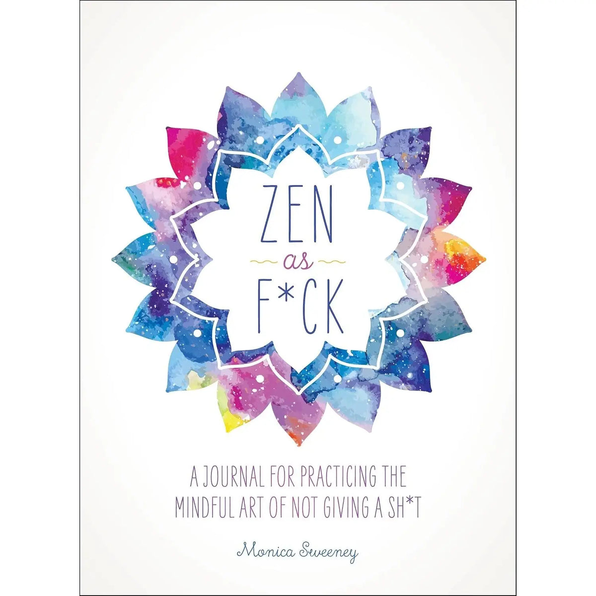 macmillan Publishers Zen as F*ck Journal - Guided Mindfulness & Positive Affirmations