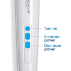 Magic Wand® Wand Plus - Variable Speed Corded Massager White
