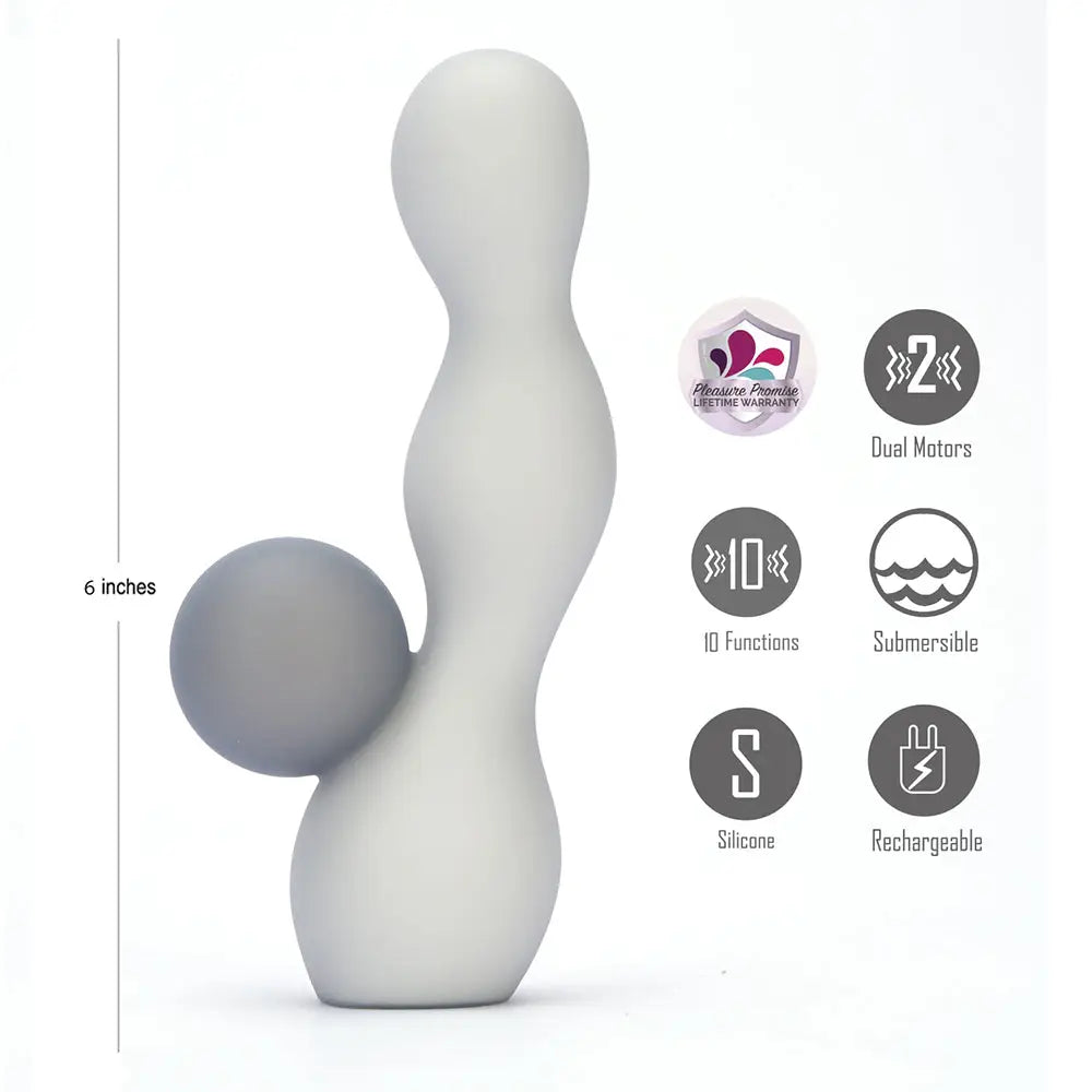 Maia Toys PRESLEY Ripple & Ball Vibrator – 10 Functions Rechargeable Waterproof