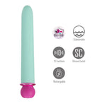 Maia RORI Super Charged X-Long 10-Function Bullet Vibrator Teal - Rolik®