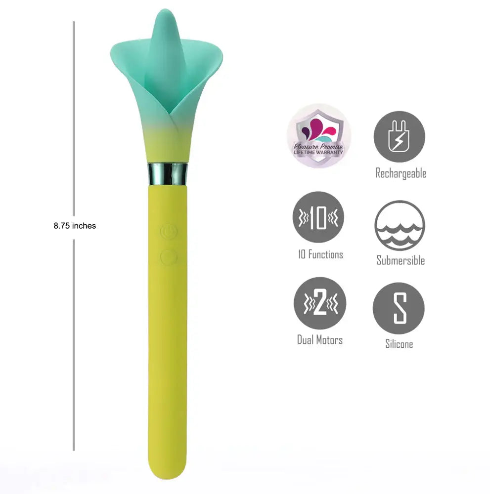 Vala Dual-Motor 10-Function Flower Vibrator