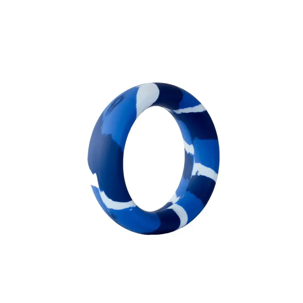 Major Dick Blue Camo Commando Silicone C - Ring - Rolik®