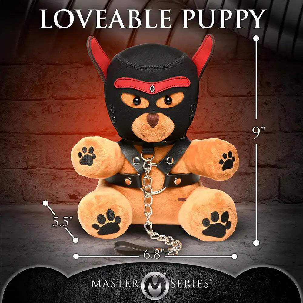 XR Brands® Master Series® Pup Bear with Removable Muzzle and Hood Rolik®
