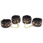 Master Series® 7 - Piece Leopard Print Bondage Set - Restraints